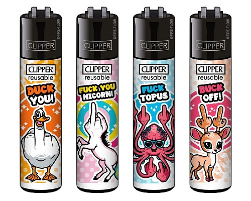clipper-feuerzeuge-set-fuck-you-animals